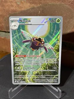 Ninjask 137/132 illustration rare Mega Evolution pokemon card - Image 1