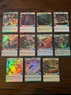 STAR WARS UNLIMITED TCG REPUBLIC CLONE TROOPERS Lot of 11 Foil Cards NM - Image 1