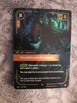 Deadbloom Predator OGN 161/298 Epic Riftbound League of Legends - Image 2