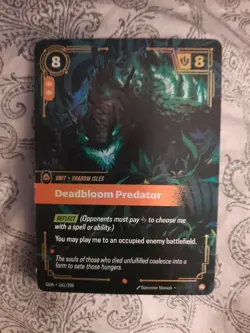Deadbloom Predator OGN 161/298 Epic Riftbound League of Legends - Image 3