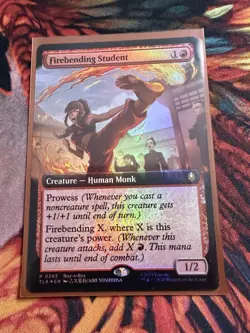 MTG Firebending Student Buy-A-Box Promo FOIL Avatar Magic | In hand NM - Image 1