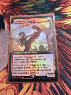 MTG Firebending Student Buy-A-Box Promo FOIL Avatar Magic | In hand NM - Image 2