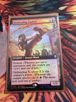 MTG Firebending Student Buy-A-Box Promo FOIL Avatar Magic | In hand NM - Image 3