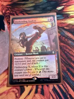 MTG Firebending Student Buy-A-Box Promo FOIL Avatar Magic | In hand NM - Image 5
