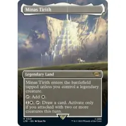 Minas Tirith (341) (borderless) M/NM Magic MTG The Lord Of The Rings - Image 1