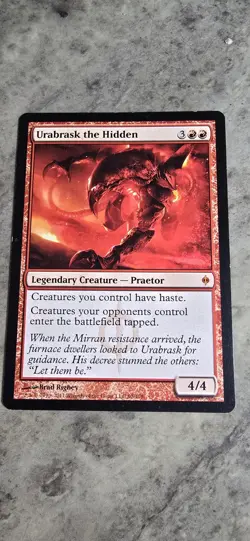 Urabrask the Hidden New Phyrexia Regular Mythic Legendary Creature MTG LP - Image 1