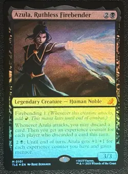 NM Foil Azula, Ruthless Firebender, MTG, Avatar: The Last Airbender, Magic, 101 - Image 1