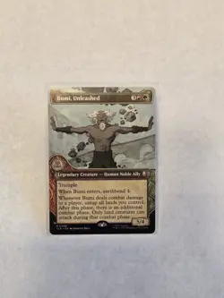 MTG Bumi, Unleashed 0348 Foil (Showcase) Avatar TLA NM - Never Played - Image 1