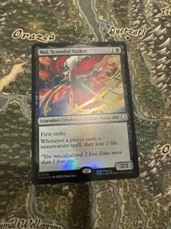 Mai Scornful Striker Foil MTG Prerelease Promo - Image 1