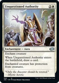Unquestioned Authority [Jumpstart 2022] Magic MTG - Image 1