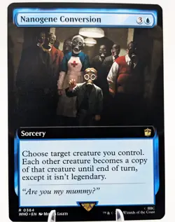 Nanogene Conversion (EXTENDED ART) | MTG WHO | EDH Clone Copy Tokens | NEW NM+ - Image 1
