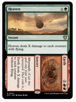 Heaven \ Earth | MTG OTC | Selesnya Naya X-Spell Board Wipe EDH | NEW NM+ - Image 1