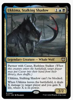 Ukkima, Stalking Shadow | MTG Thunder Junction Commander |Partner EDH Staple |NM - Image 1