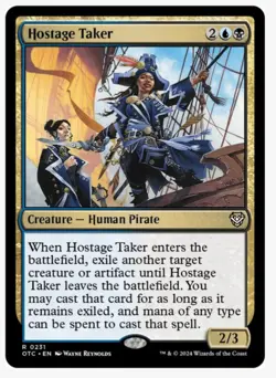Hostage Taker | MTG OTC NM | EDH Dimir Pirate Tribal ETB Removal Steal Effect - Image 1