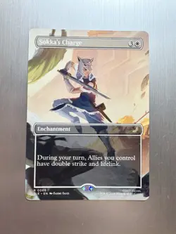 Sokka’s Charge - 66 - MTG Avatar: The Last Airbender - Borderless - Image 1