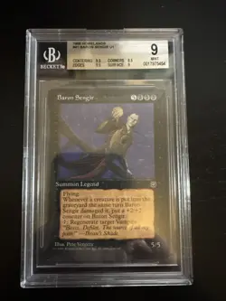MTG Graded BGS 9 Homelands Baron Sengir MINT - Image 1