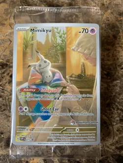 Pokemon TCG Mimikyu 075 Sealed Pokemon Center Exclusive Stamped Promo - Image 1