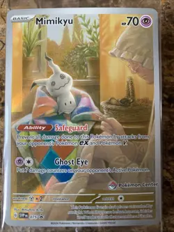 Pokemon TCG Mimikyu 075 Sealed Pokemon Center Exclusive Stamped Promo - Image 2