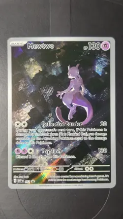 2023 Pokemon TCG Mewtwo SVP 052 Scarlet Violet 151 Black Star Promo Full Art #2 - Image 1