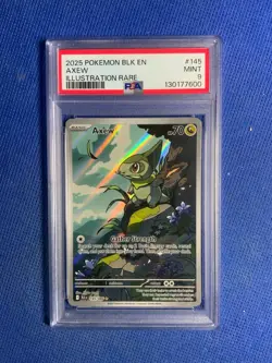 Axew 145/086 Illustration Rare Black Bolt Pokemon TCG PSA 9 Mint - Image 1