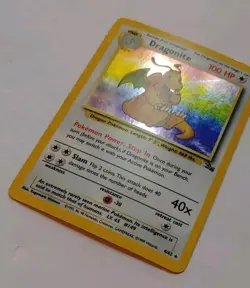 Pokemon TCG Dragonite Fossil Set 4/62 Holo HP - Image 2