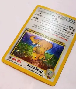 Pokemon TCG Dragonite Fossil Set 4/62 Holo HP - Image 3