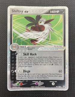 Shiftry ex #97/108 Ultra Rare Pokemon EX Power Keepers 2007 English MP - Image 1