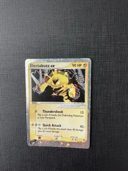 Electabuzz ex #97/109 Ultra Rare Pokemon EX Ruby And Sapphire & English 2003 LP - Image 4