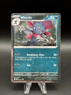 Weavile (MEP 021) [Cosmos Holo] (NM) - Pokemon - Mega Evo Black Star Promo (ENG) - Image 1