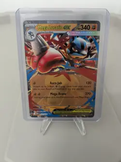 Pokemon TCG Mega Lucario ex 077/132 Mega Evolution Near Mint - Image 1