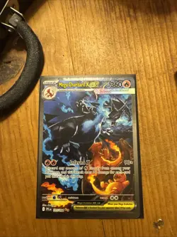 2025 Pokemon Phantasmal Flames -125/094 Mega Charizard X ex SIR FRESH PULL MINT - Image 1