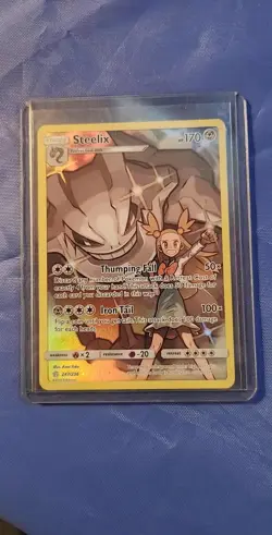 Pokemon TCG - SM Cosmic Eclipse Steelix (Secret) 247/236 - Near Mint - Image 1