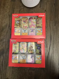 Pokemon 151 -Mini Tins 4 Pack. Sam’s Club LOT OF 2, FREE SHIP, SHIPS TODAY - Image 1
