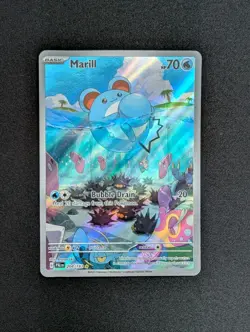 Marill Paldea Evolved 204/193 Holo Illustration Rare Pokemon TCG - Image 1