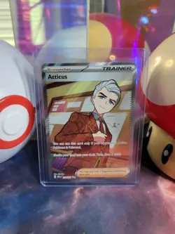 Atticus 134/131 Pokemon TCG S&V Prismatic Evolutions Ultra Rare Holo NM - Image 1