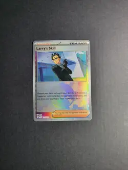 Larry's Skill 115/131 Pokemon TCG S&V Prismatic Evolutions Pokeball Common Holo - Image 2