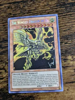 YU-GI-OH WINGED DRAGON OF RA TN19-EN009 ALT ART NM - Image 1
