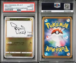 PSA 10 Pikachu Yu Nagaba Promo 208/S-P GEM MINT Japanese Graded Pokemon Card - Image 3