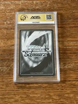 Weiss Schwarz Team RWBY Weiss Schnee WX03-076 Card Graded AGS 9.5 Mint+ Grading - Image 3