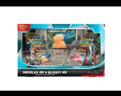 Pokemon Trading Card Game Snorlax ex and Blissey ex Special Collection Box - Image 1