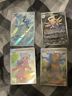 Lot:Dawn 118/094 Articuno 161 Shedinja 144 Brock‘s Scouting 179 Pokemon Card - Image 1