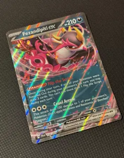 Fezendipiti EX 38/64 Shrouded Fable Pokemon Card Near Mint Condition - Image 3