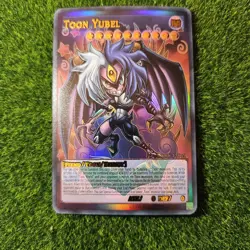 Toon Yubel Yugioh Waifu Full Art Goddess Story Trading Card Holo Alt - Image 1