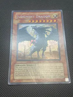 2008 Print Yugioh Card Judgment Dragon LODT-EN026 Secret Rare Unlimited Edition - Image 2