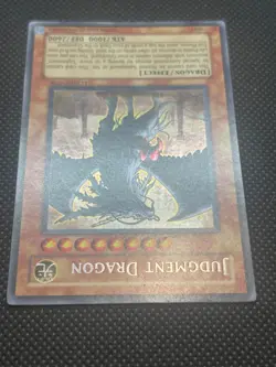 2008 Print Yugioh Card Judgment Dragon LODT-EN026 Secret Rare Unlimited Edition - Image 3