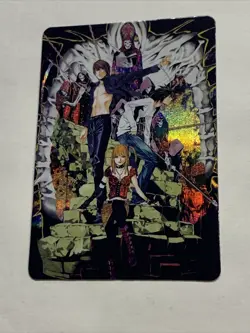 Death Note Kira Misa L Group Shinigami Goddess Story Card Holo Anime Doujin Hot - Image 5