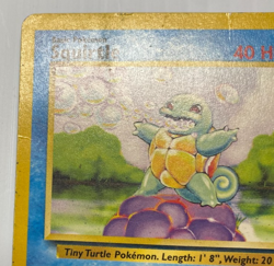 1999 Pokemon Base Set 1st Edition Squirtle #63/102 Common Card Ungraded - Image 3