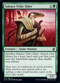 1 x Sakura-Tribe Elder - Commander 2019 - NM-Mint - MTG - Image 1
