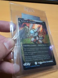 Near Mint Baylen, the Haymaker - Raised Foil - Borderless Bloomburrow Variant - Image 2