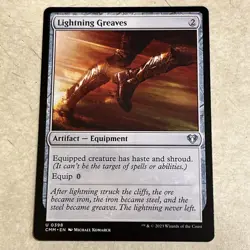 Lightning Greaves Commander Masters Regular - Image 1